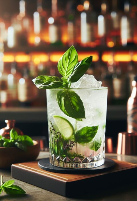 Gin Basil Smash