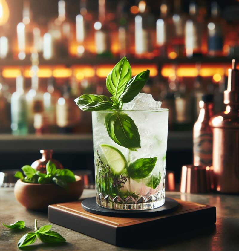 Gin Basil Smash